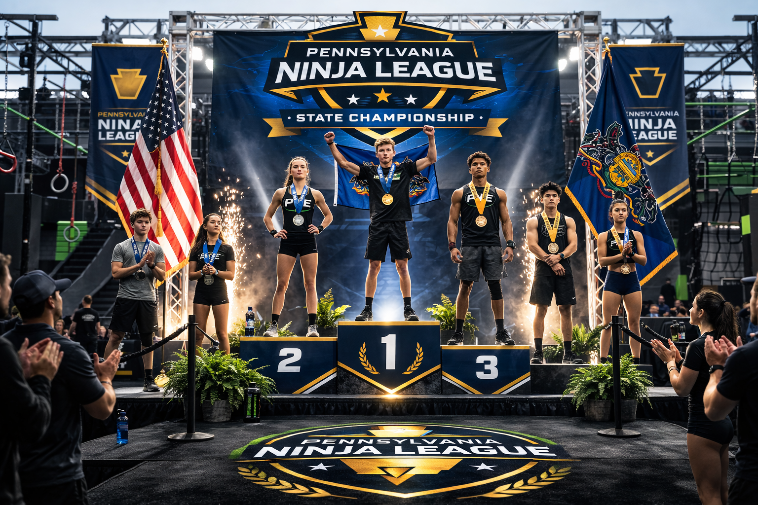 PA Ninja League Podium